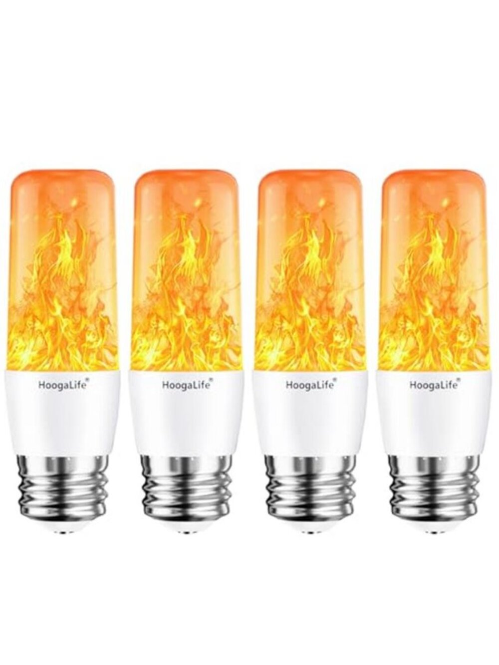 Flame Light Bulbs, E26 Led Light Bulb with Effect of Real Candle Fire Light, 4w